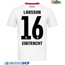 Maglie da calcio Eintracht Frankfurt Hugo Larsson #16 Seconda Maglia 2025-26 Manica Corta